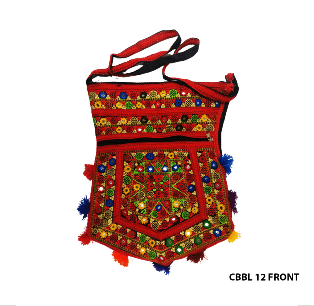 Handmade Embroidered Boho Messenger Bag - Beechikki - Image 3