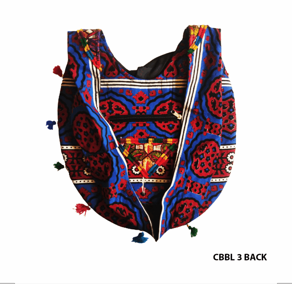 Handcrafted Banjara Oval Shaped Messenger Bag - Beechikki - Image 12