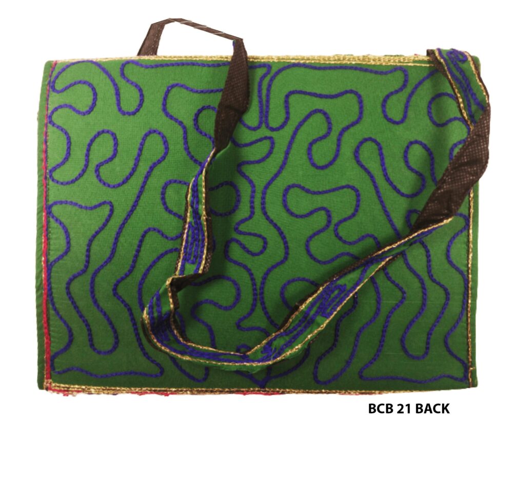 Handmade Embroidered Satchel Bag
