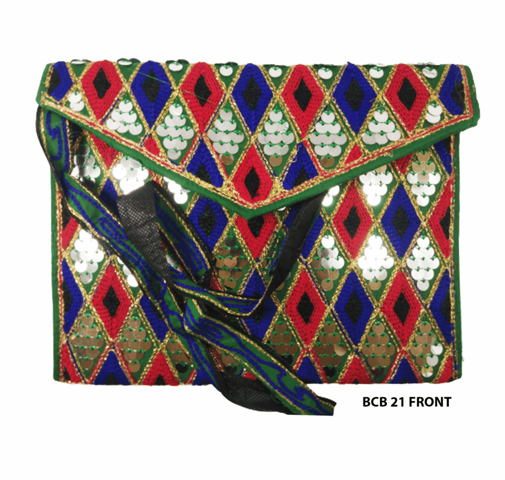 Handmade Embroidered Satchel Bag