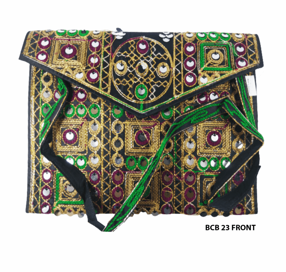 Handmade Embroidered Satchel Bag