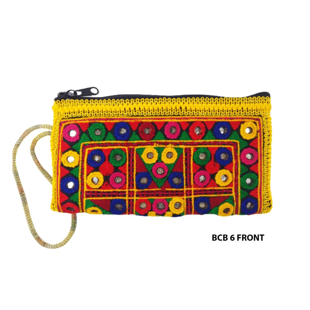 Embroidered Sindhi Mirrored Clutches