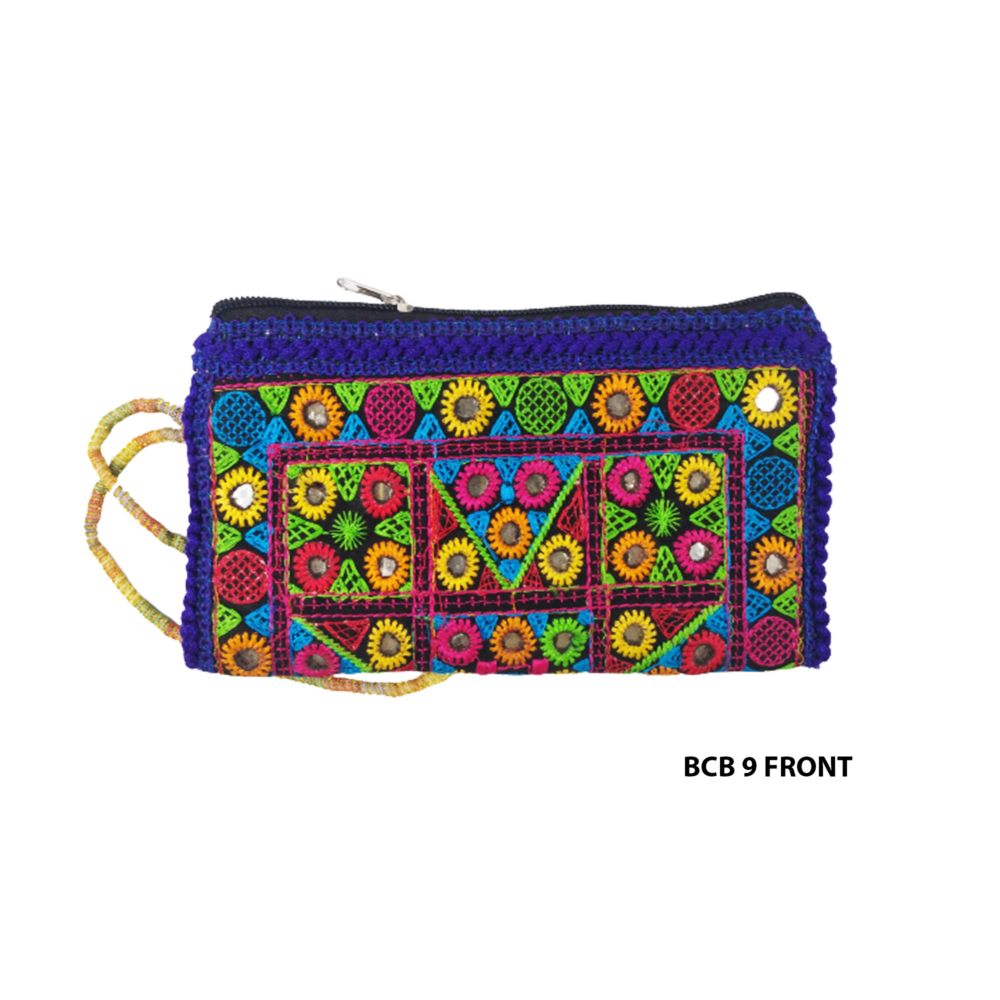 Handmade Embroidered Boho Wristlet Clutch - Beechikki - Image 19