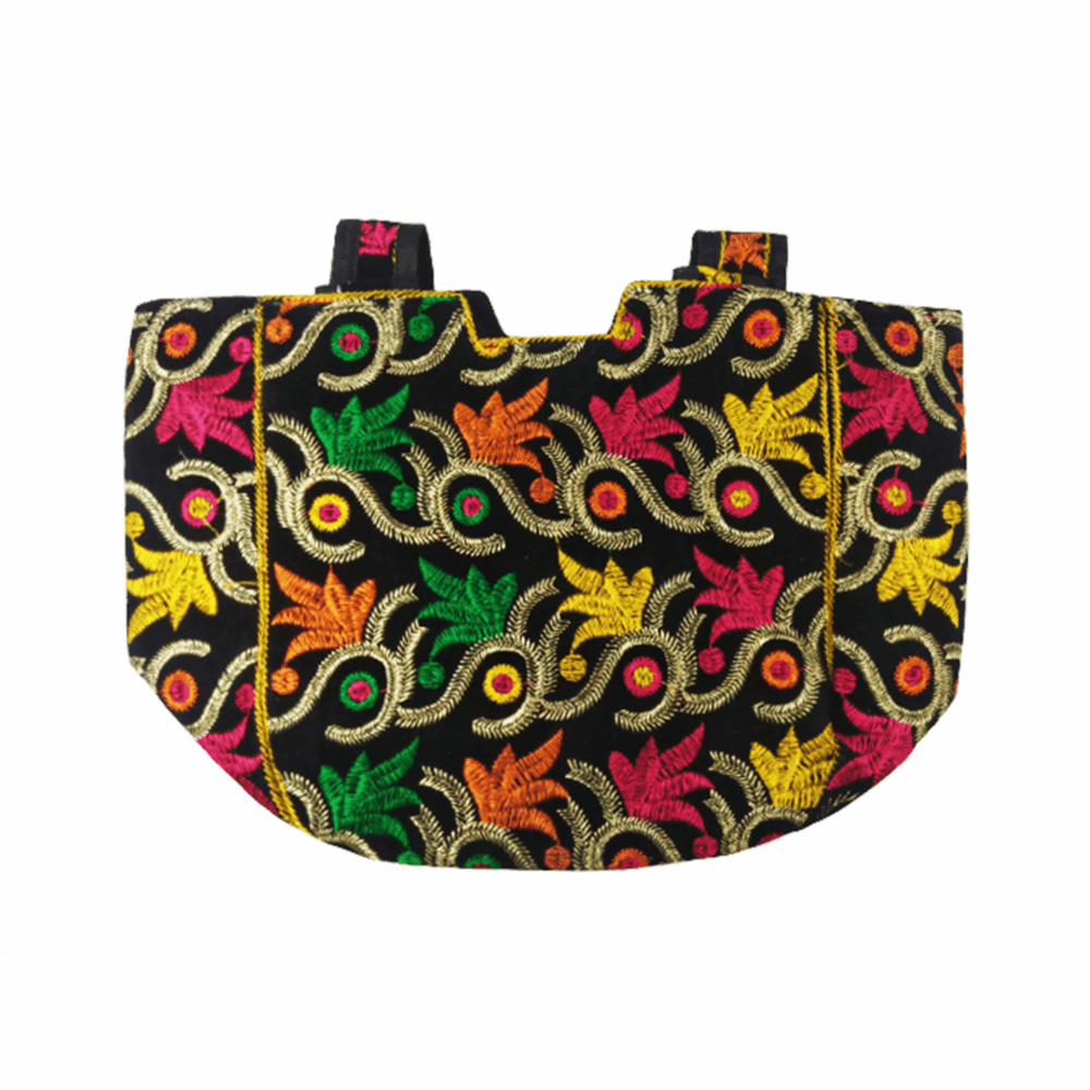 Hand Embroidered Boho Shoulder Tote - Beechikki - Image 7
