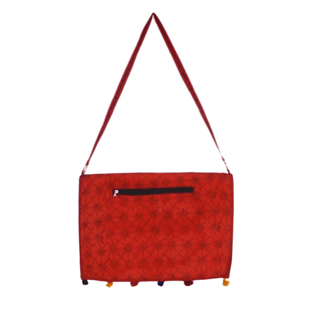 Handcrafted Ethnic Banjara Laptop Bag - Beechikki - Image 6