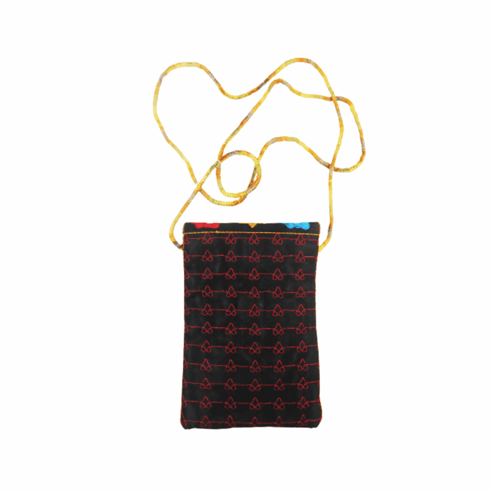 Embroidered Boho Phone Crossbody Pouch - Beechikki - Image 13