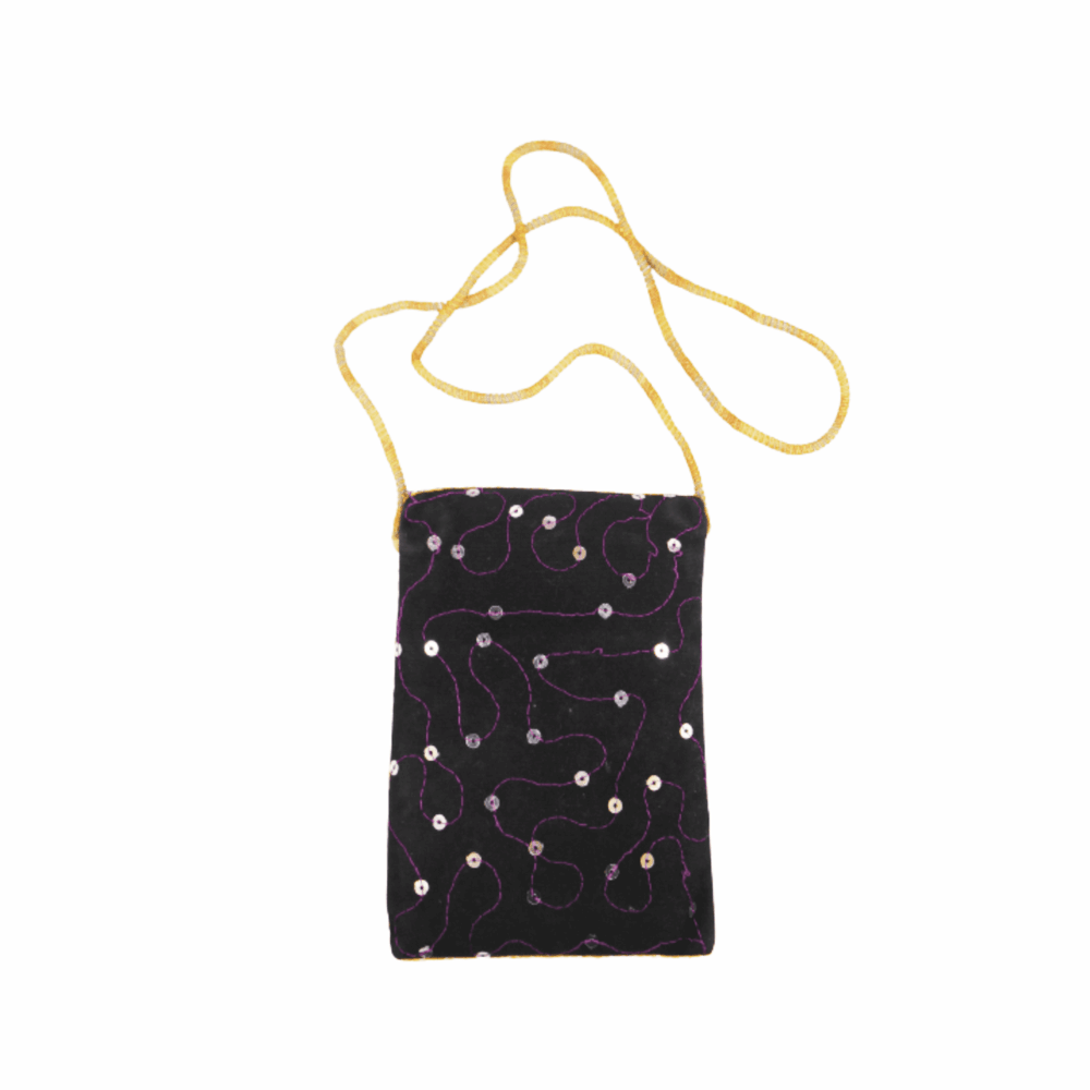 Embroidered Boho Phone Crossbody Pouch - Beechikki - Image 11