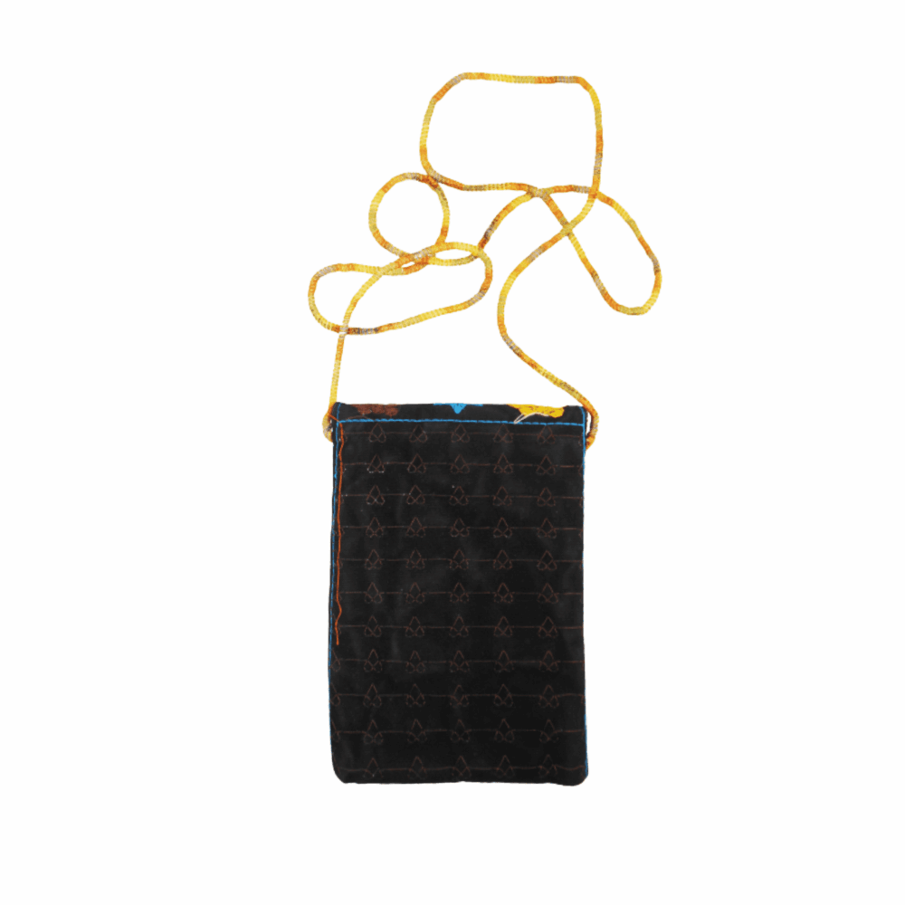 Embroidered Boho Phone Crossbody Pouch - Beechikki - Image 5
