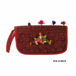 Handmade Embroidered Boho Wristlet Clutch - Beechikki - Image 12