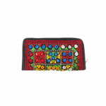Handmade Embroidered Boho Wristlet Clutch - Beechikki - Image 3