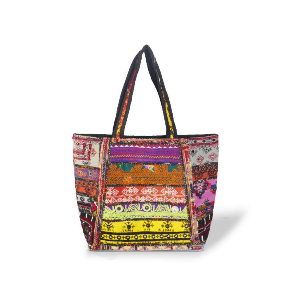 Handmade Embroidered Boho Tote Bag - Beechikki - Image 3