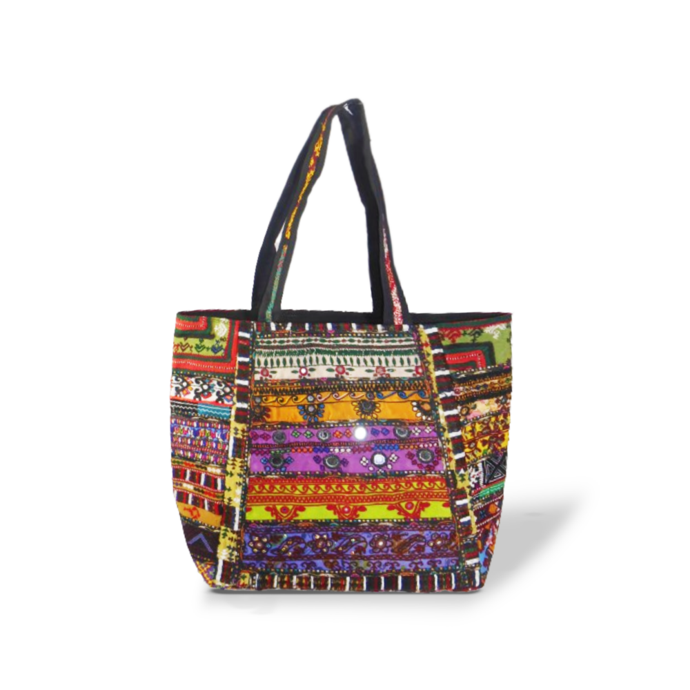 Handmade Embroidered Boho Tote Bag - Beechikki - Image 5