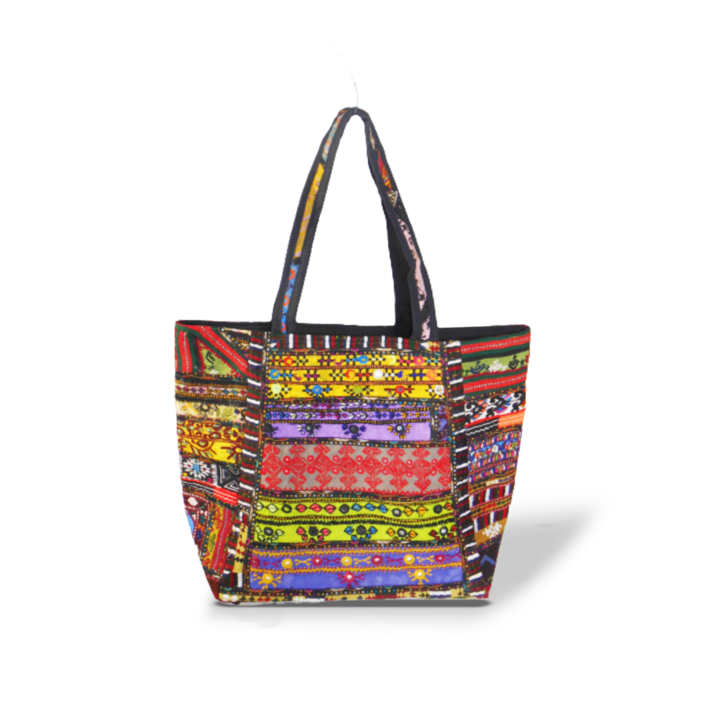 Handmade Embroidered Boho Tote Bag - Beechikki - Image 6