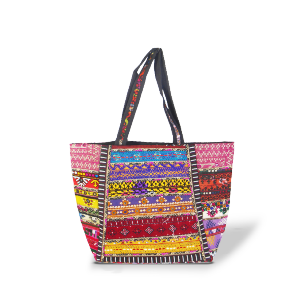 Handmade Embroidered Boho Tote Bag - Beechikki - Image 9