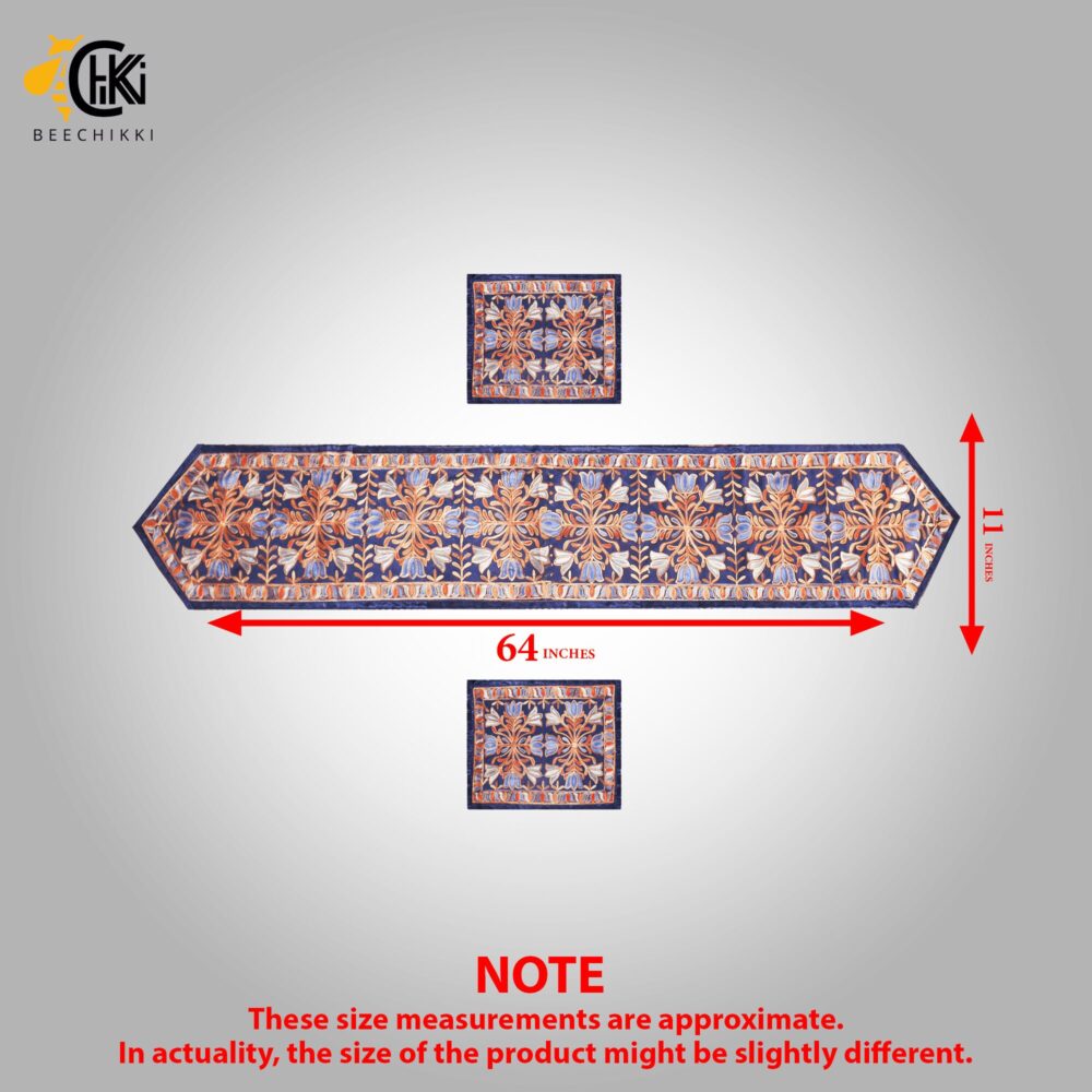 TABLE CLOTH, HANDEMADE TABLE RUNNERS, TABLE MAT - Ethnic Elegance with Decorative and Colorful Table Runners - Image 6