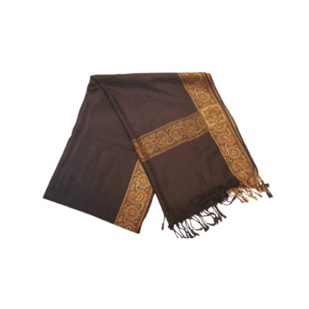 Embroidered Pashmina Style Shawl - Beechikki - Image 27