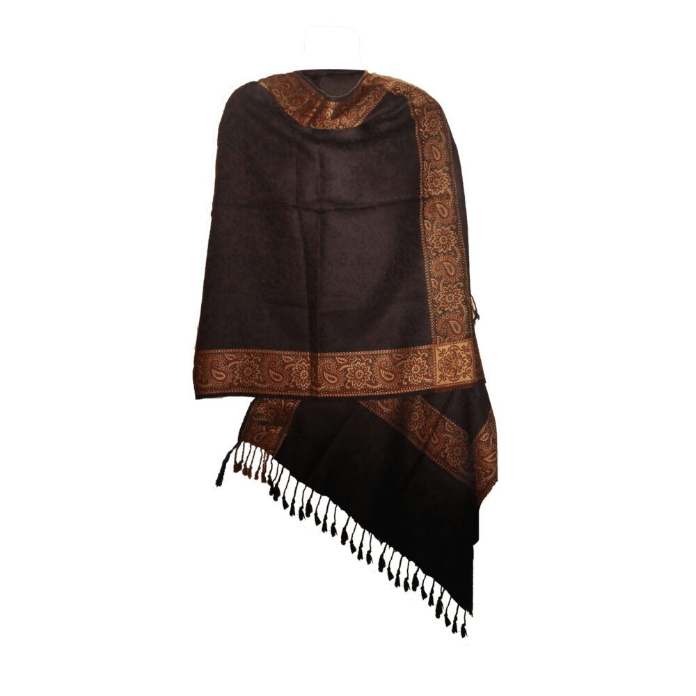 Embroidered Pashmina Style Shawl - Beechikki - Image 26