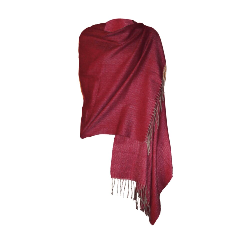 Cashmere Blend Woollen Shawl - Beechikki - Image 21