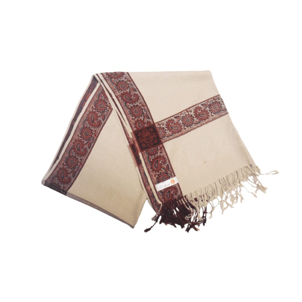 Embroidered Pashmina Style Shawl - Beechikki - Image 25