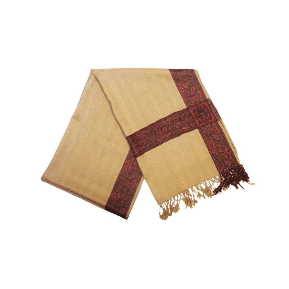 Embroidered Pashmina Style Shawl - Beechikki - Image 19