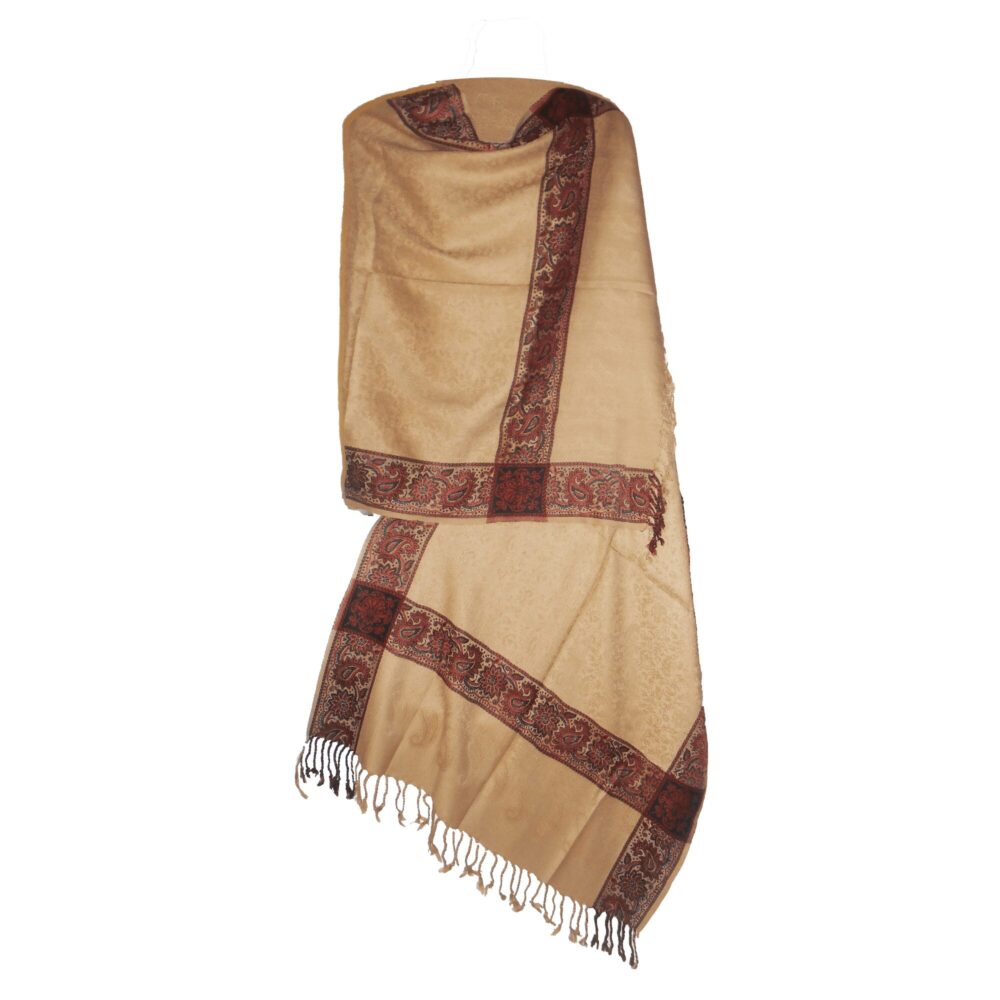 Embroidered Pashmina Style Shawl - Beechikki - Image 18