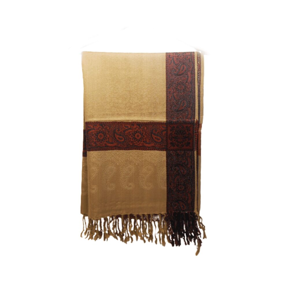 Embroidered Pashmina Style Shawl - Beechikki - Image 17