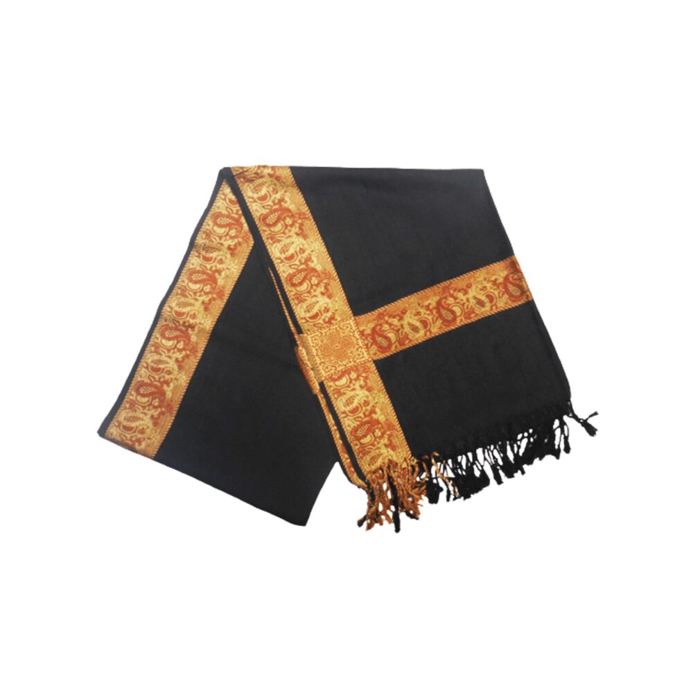 Embroidered Pashmina Style Shawl - Beechikki - Image 16