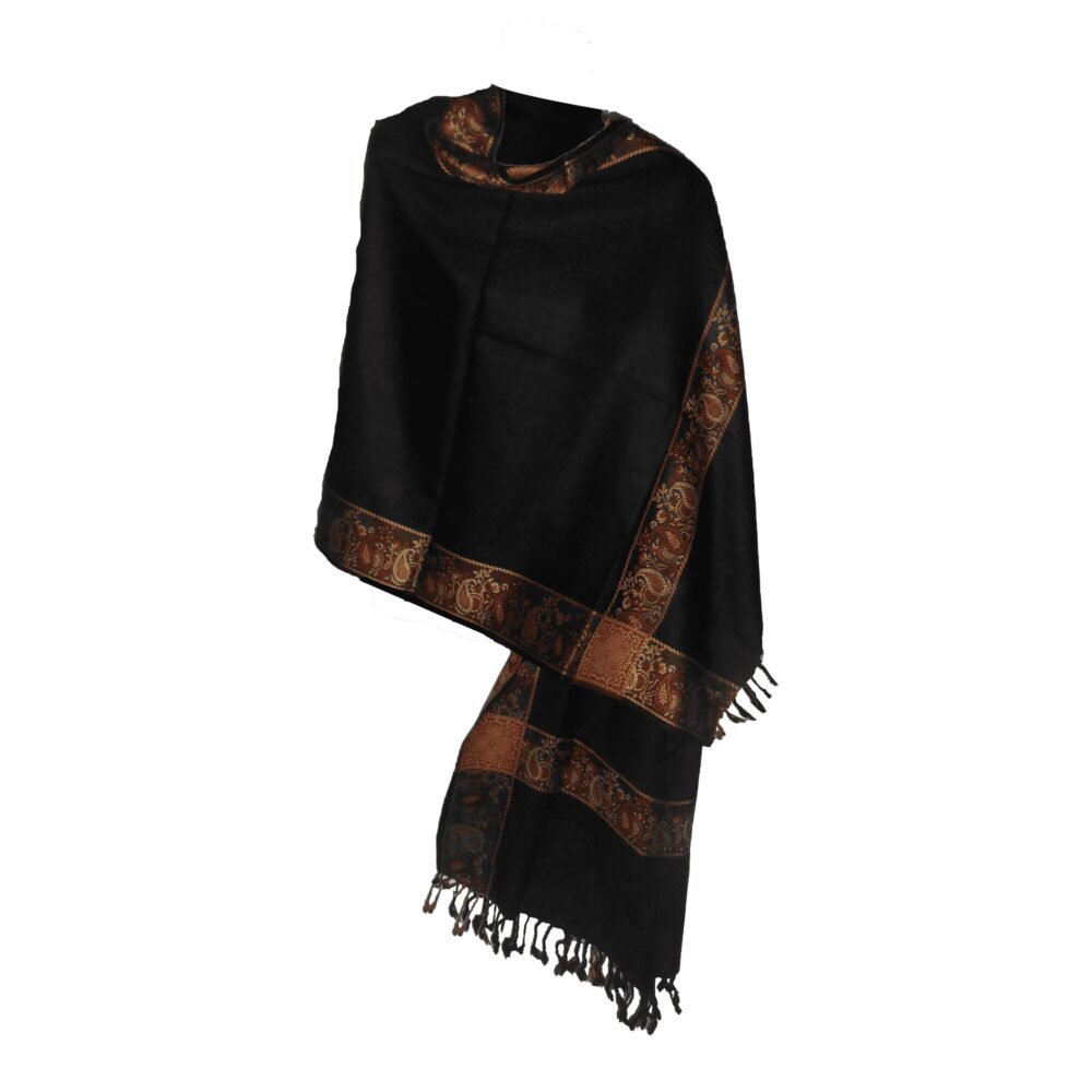 Embroidered Pashmina Style Shawl - Beechikki - Image 15