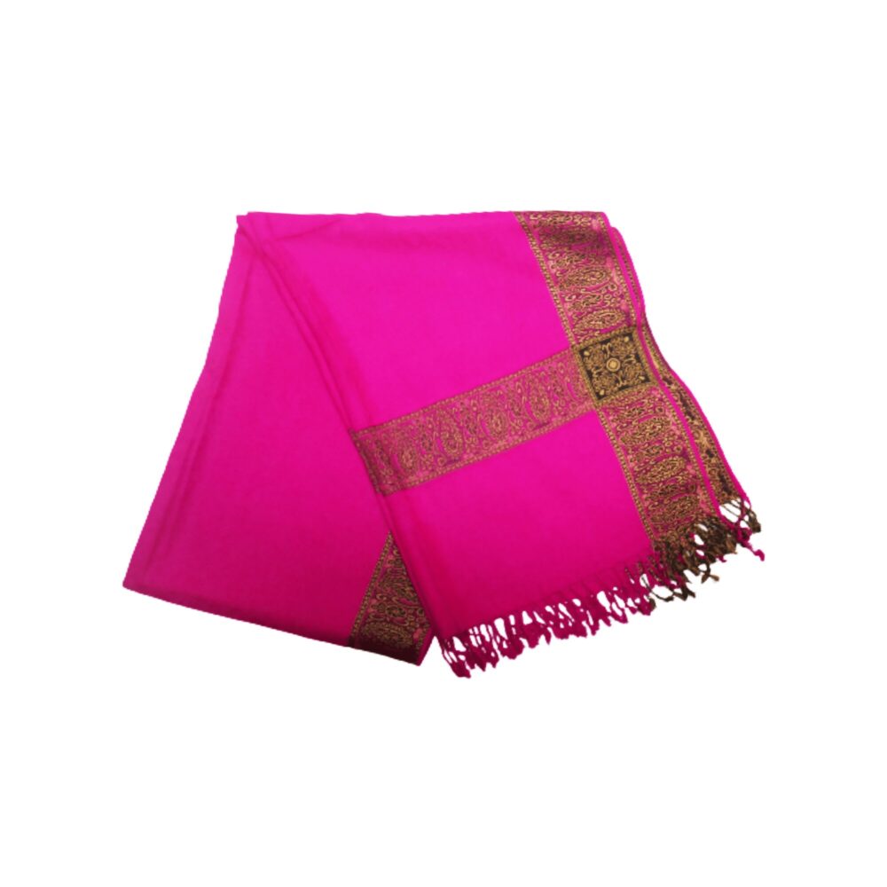 Embroidered Pashmina Style Shawl - Beechikki - Image 10
