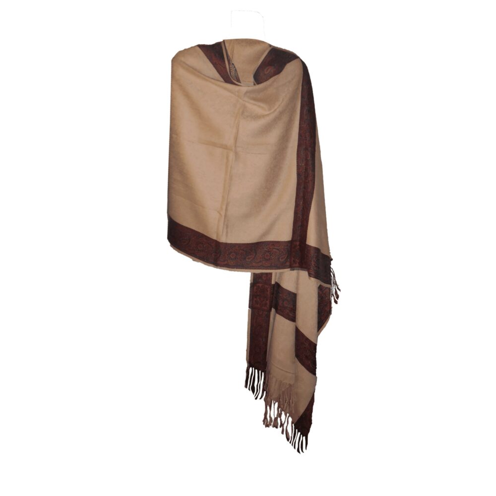 Embroidered Pashmina Style Shawl - Beechikki - Image 6