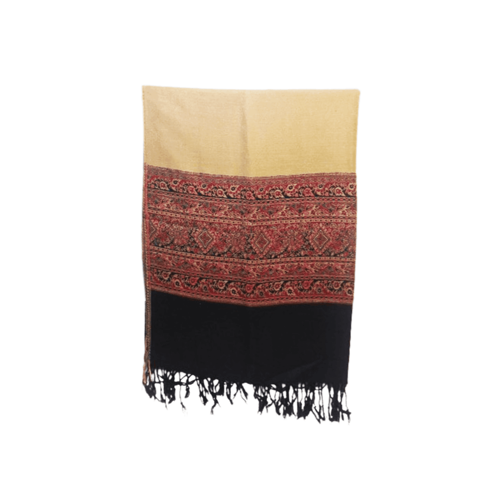 Reversible Paisley Jamawar Shawl Wrap - Beechikki - Image 7