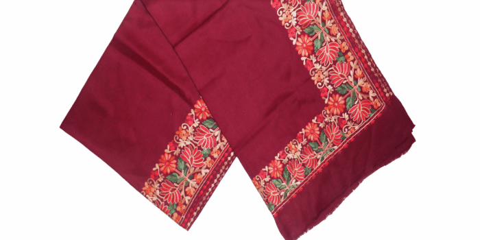 Embroidered Cotton Shawls