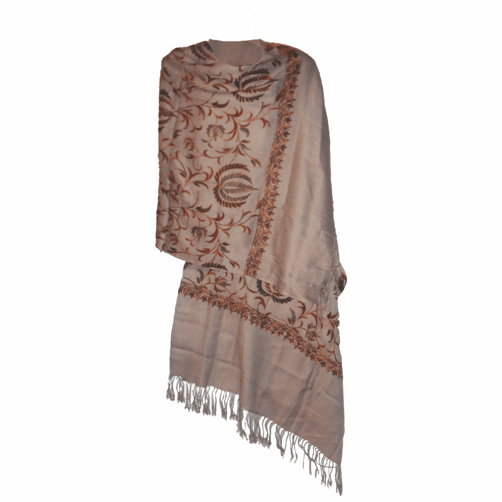 Embroidered Soft Cotton Shawl Wrap - Beechikki - Image 6