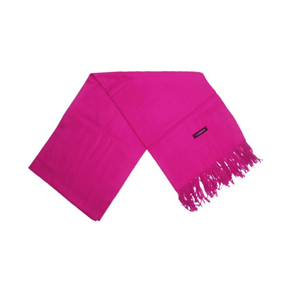 Plain Silk Wool Acrylic Blend Shawl - Beechikki - Image 8