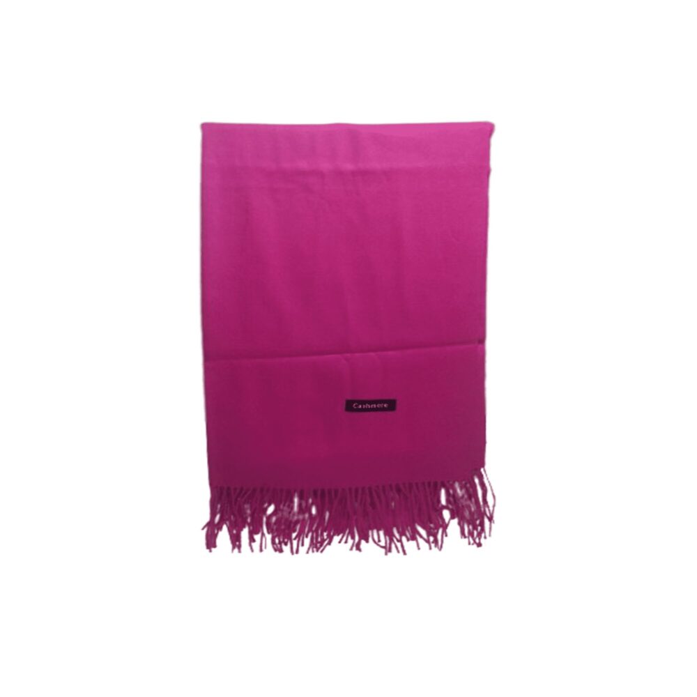 Plain Silk Wool Acrylic Blend Shawl - Beechikki - Image 10