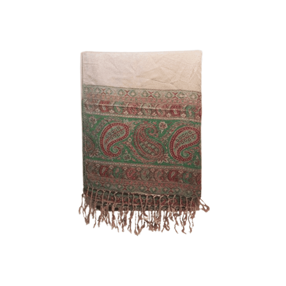 Reversible Paisley Jamawar Shawl Wrap - Beechikki - Image 10