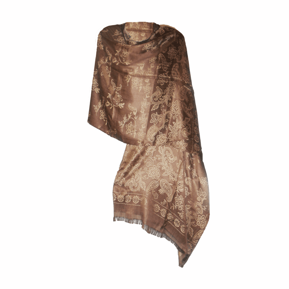 Paisley Print Boho Scarf (Polyester) - Beechikki - Image 9