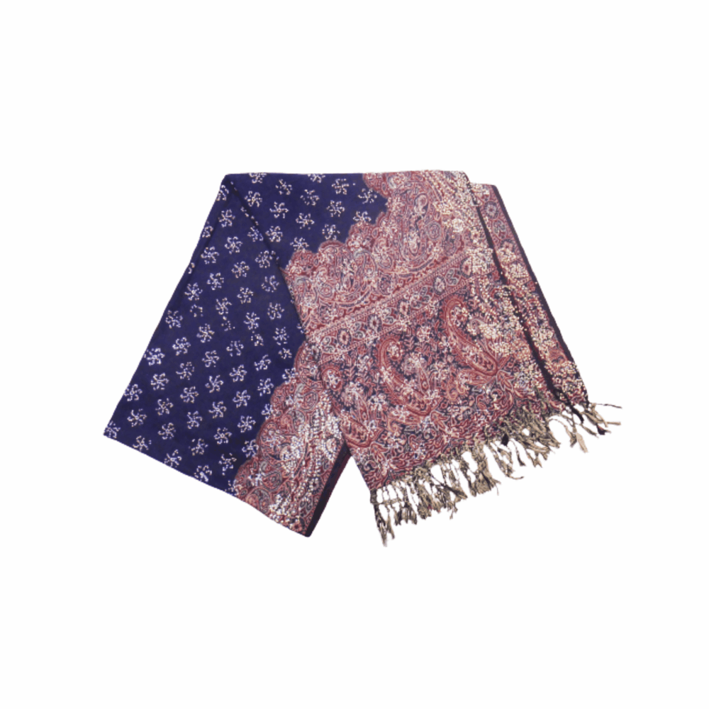 Mix Fabric Women's Shawl