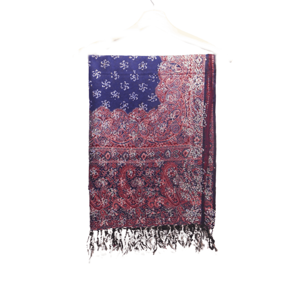 Embroidered Crystal Paisley Shawl (Mixed Fabric) - Beechikki - Image 16