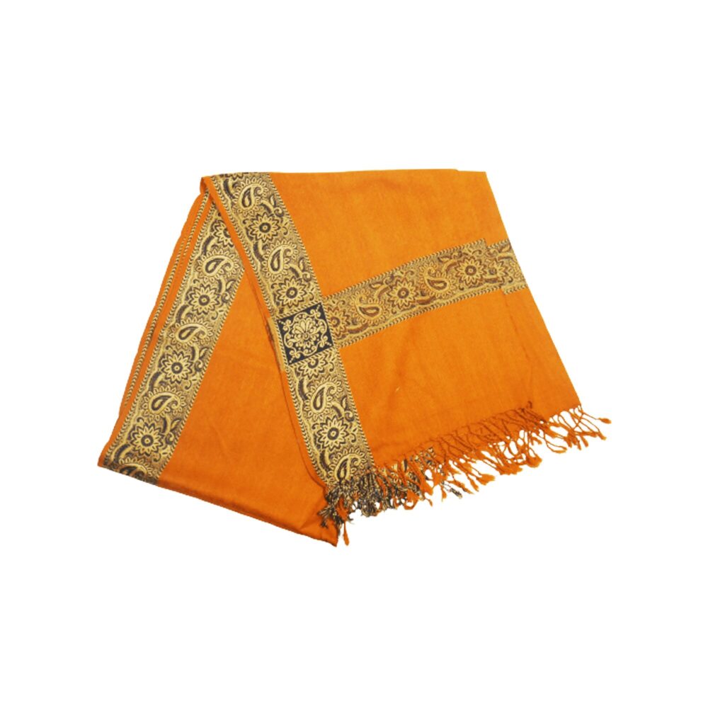 Embroidered Pashmina Style Shawl - Beechikki - Image 30