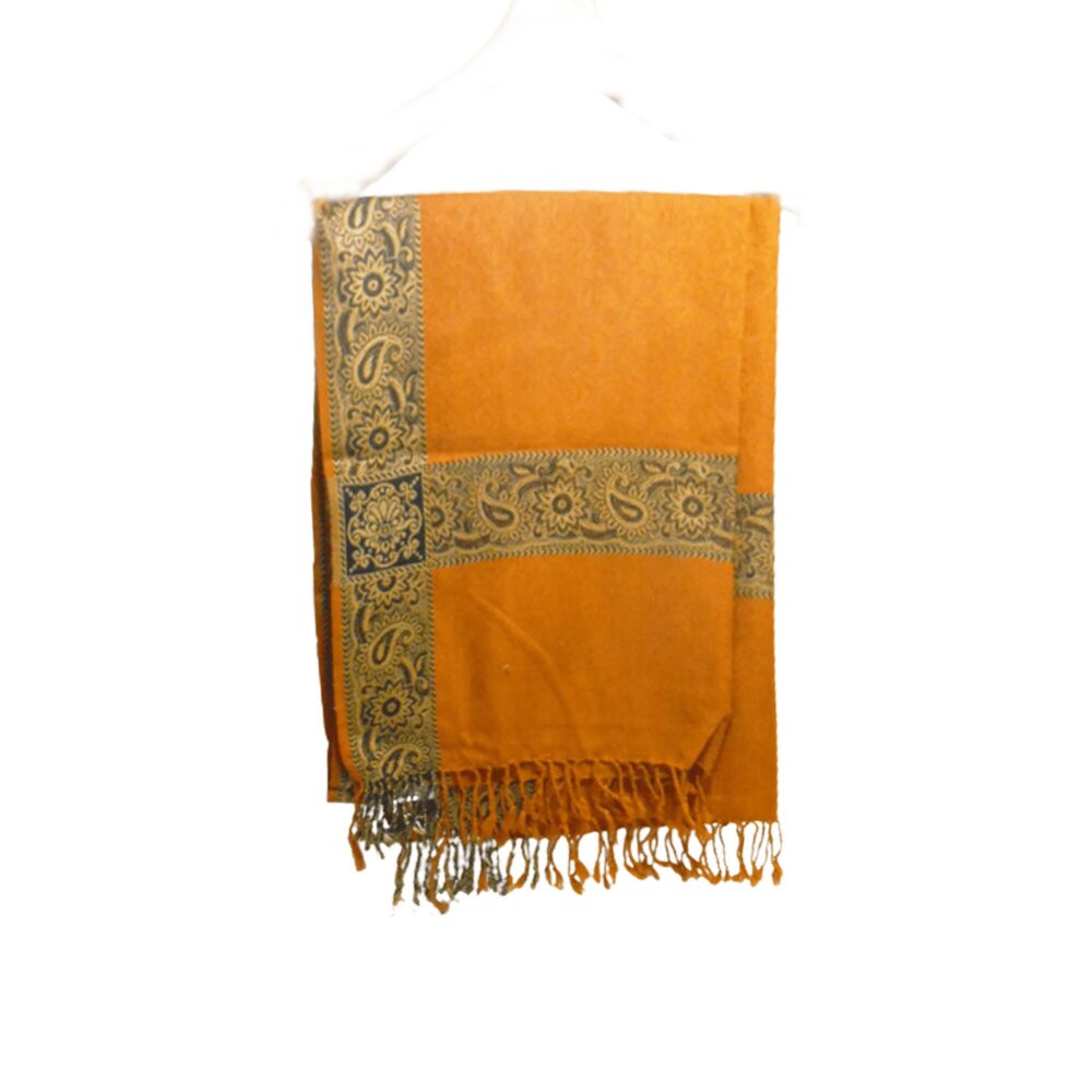 Embroidered Pashmina Style Shawl - Beechikki - Image 29