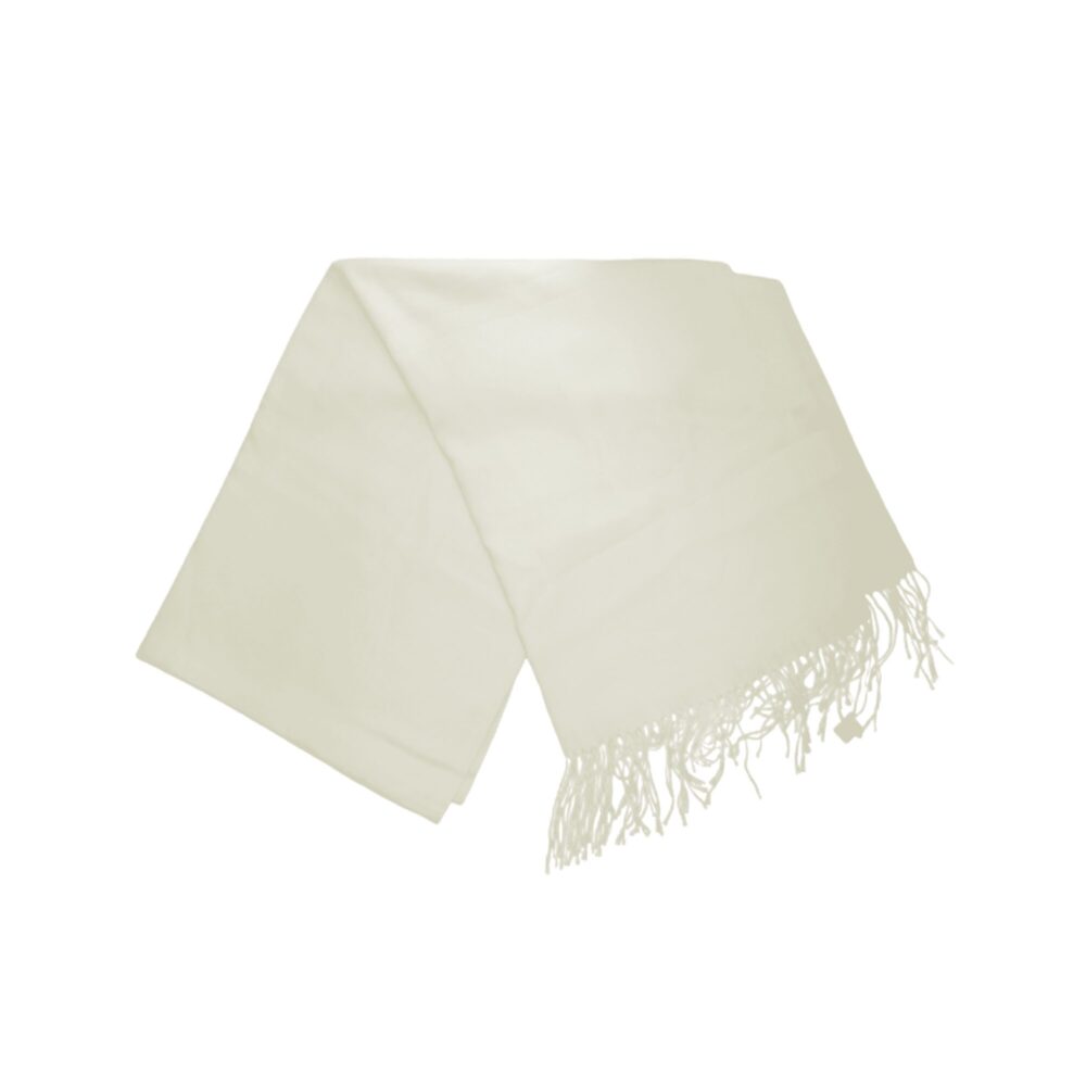 Plain Silk Wool Acrylic Blend Shawl - Beechikki - Image 11