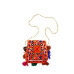 Handmade Embroidered Boho Sling Phone Purse - Beechikki - Image 2
