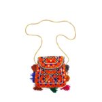 Handmade Embroidered Boho Sling Phone Purse - Beechikki - Image 3