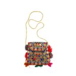 Handmade Embroidered Boho Sling Phone Purse - Beechikki - Image 5