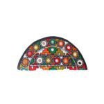 Handmade Embroidered Half Moon Wristlet Pouch - Beechikki - Image 2