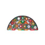 Handmade Embroidered Half Moon Wristlet Pouch - Beechikki - Image 3