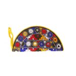 Handmade Embroidered Half Moon Wristlet Pouch - Beechikki - Image 20