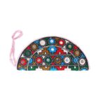 Handmade Embroidered Half Moon Wristlet Pouch - Beechikki - Image 22