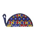 Handmade Embroidered Half Moon Wristlet Pouch - Beechikki - Image 26